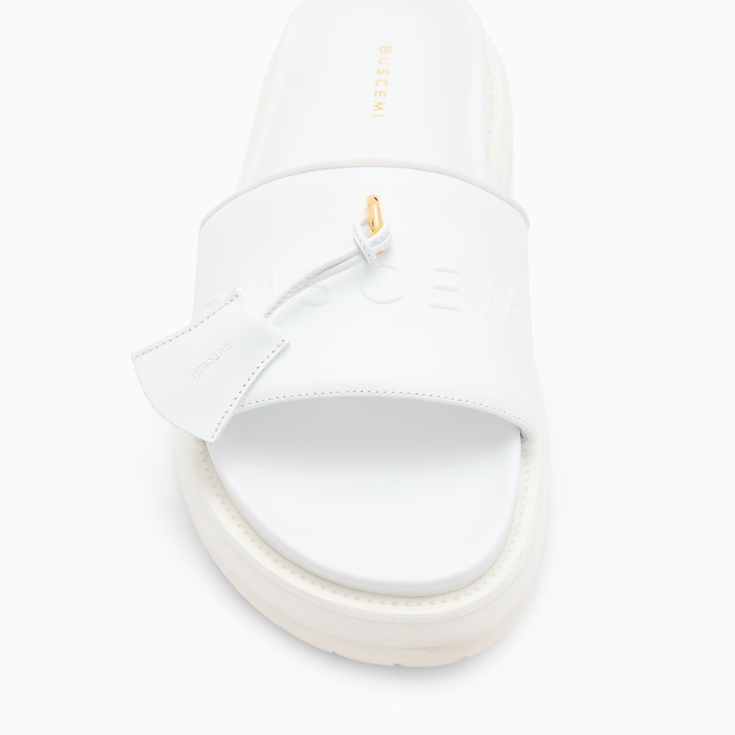 BUSCEMI-MEN'S-BUSCEMI ORION LEATHER SLIDE-Handmade in Italy from the finest Italian leathers and materials.