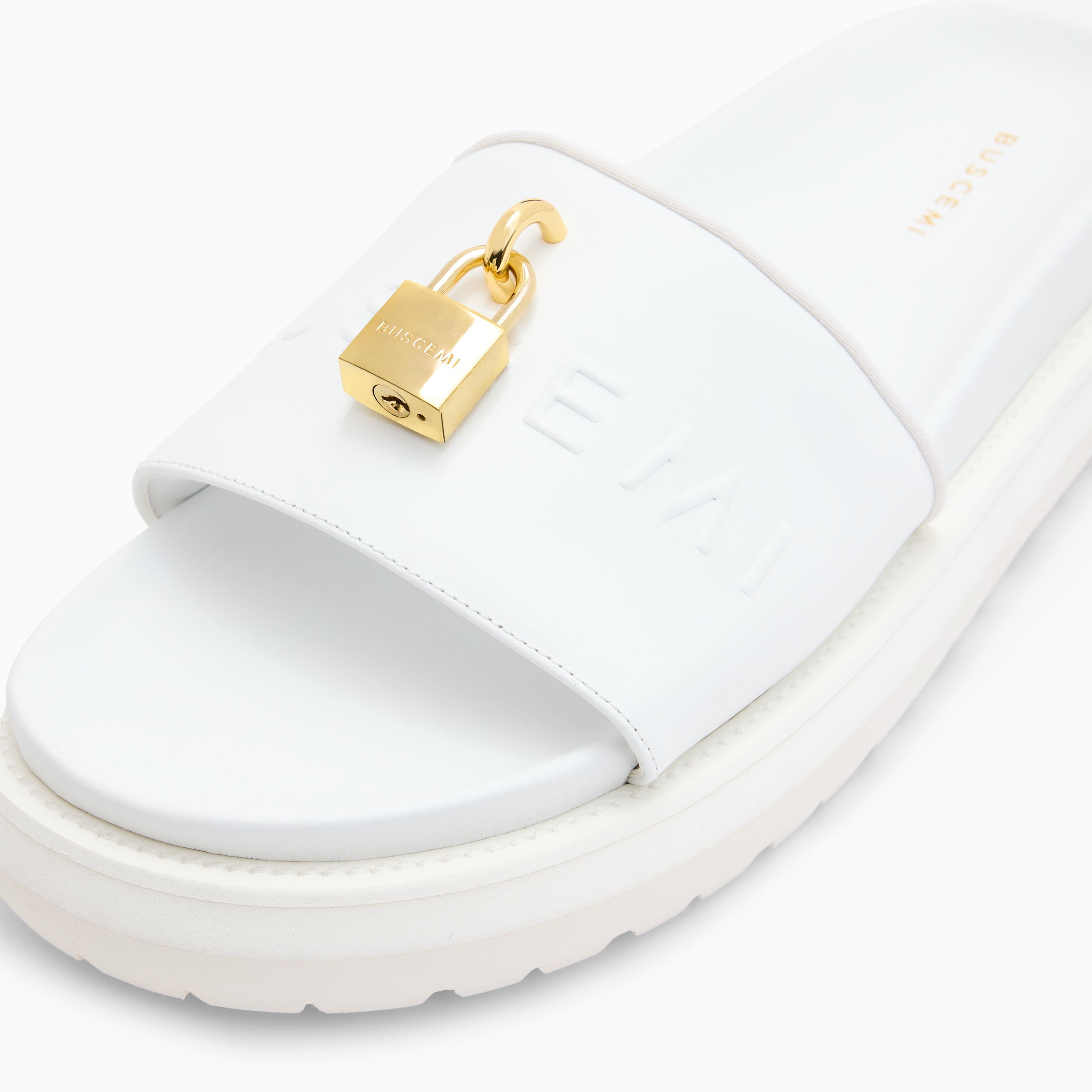 BUSCEMI-MEN'S-BUSCEMI ORION LEATHER SLIDE-Handmade in Italy from the finest Italian leathers and materials.