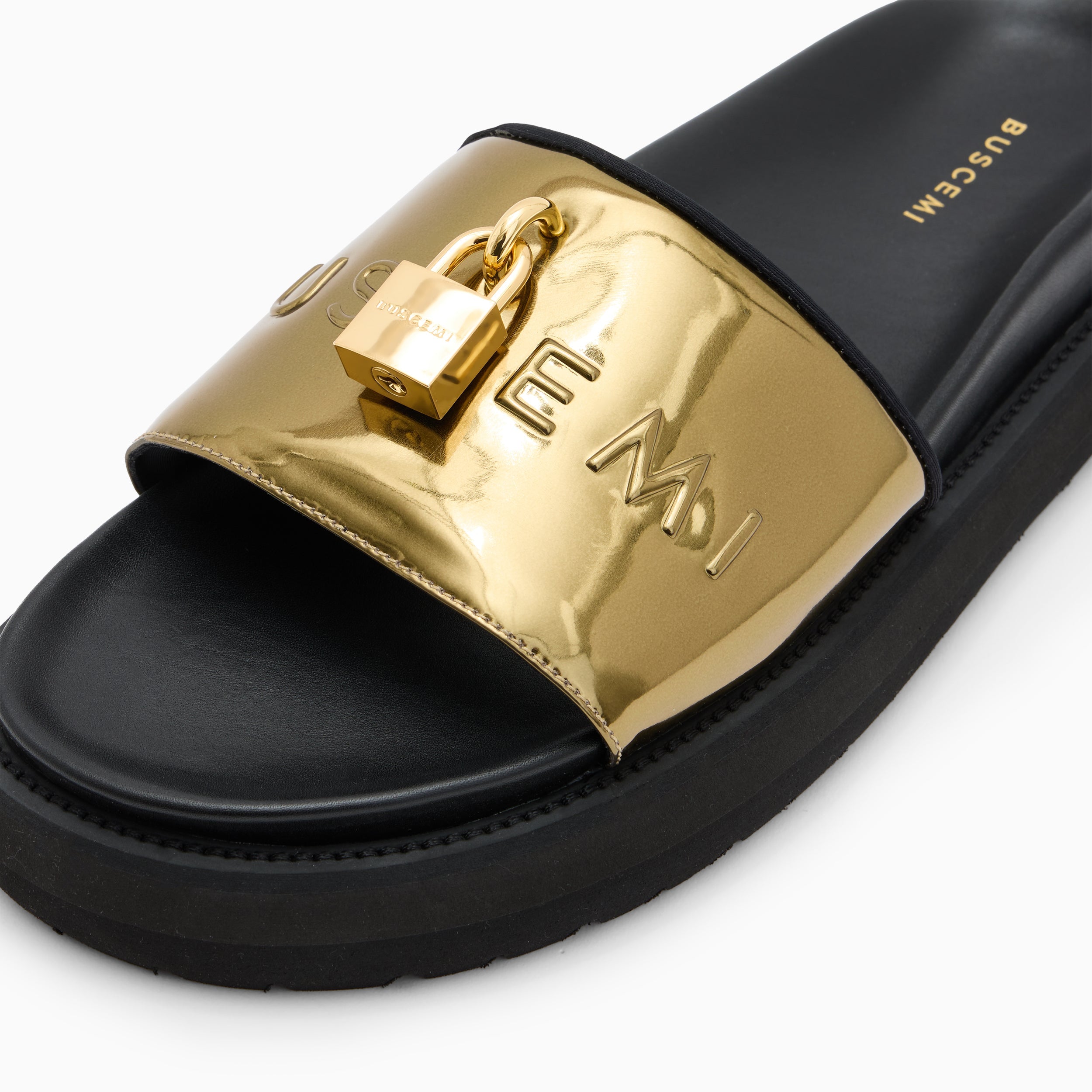BUSCEMI-MEN'S-BUSCEMI ORION LEATHER SLIDE-Handmade in Italy from the finest Italian leathers and materials.