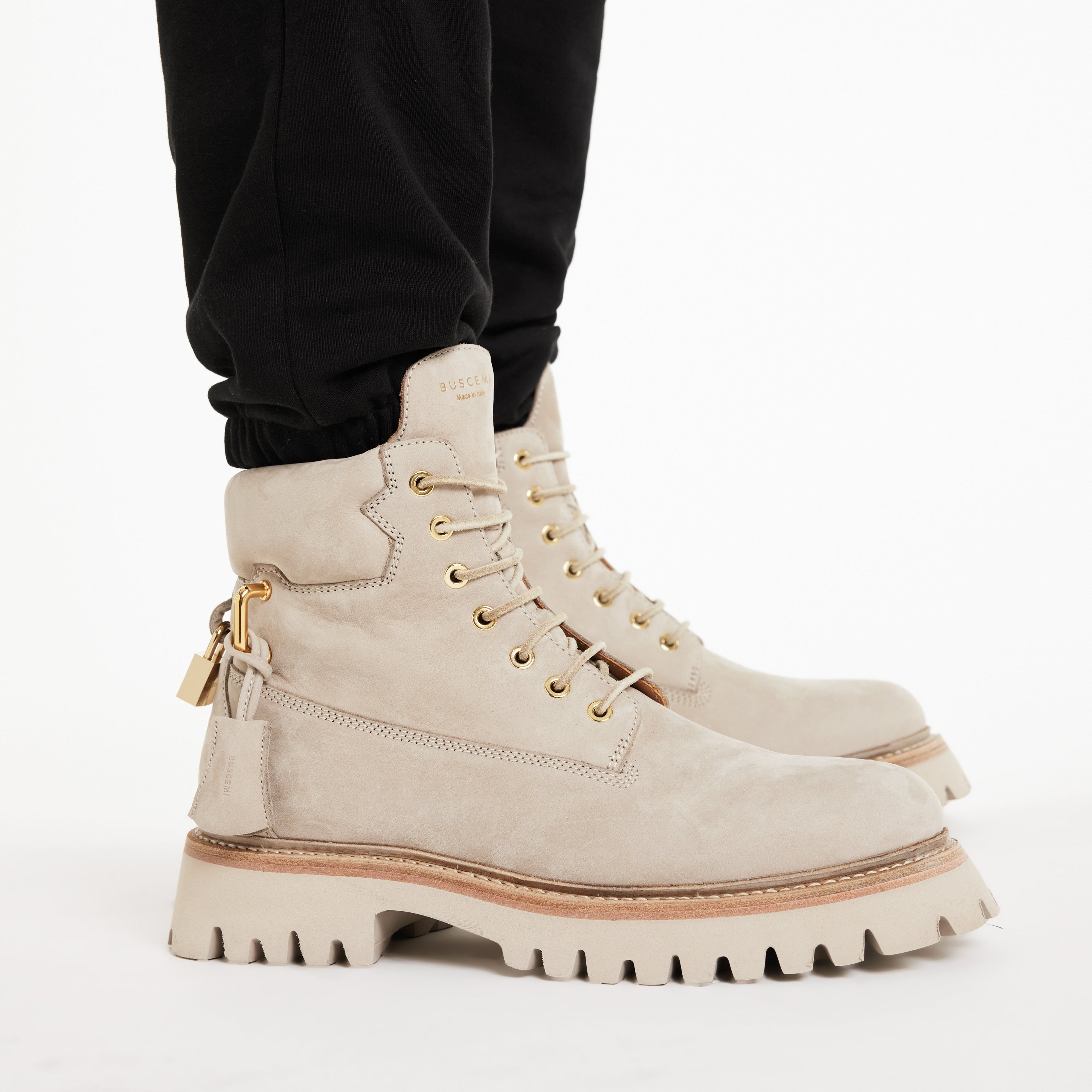 BUSCEMI-MEN'S-BUSCEMI SITE LACE UP SUEDE LEATHER COMBAT BOOT-Handmade in Italy from the finest Italian leathers and materials.
