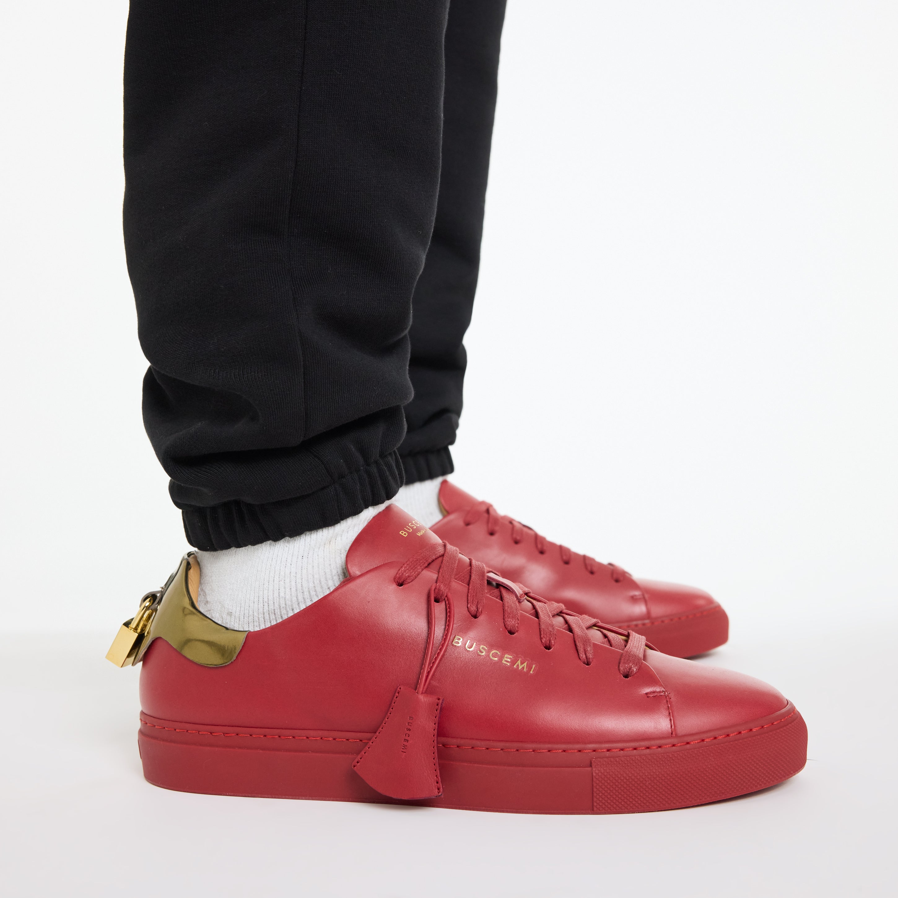 BUSCEMI-MEN'S-BUSCEMI QUEST LOW TOP LEATHER SNEAKER-Handmade in Italy from the finest Italian leathers and materials.