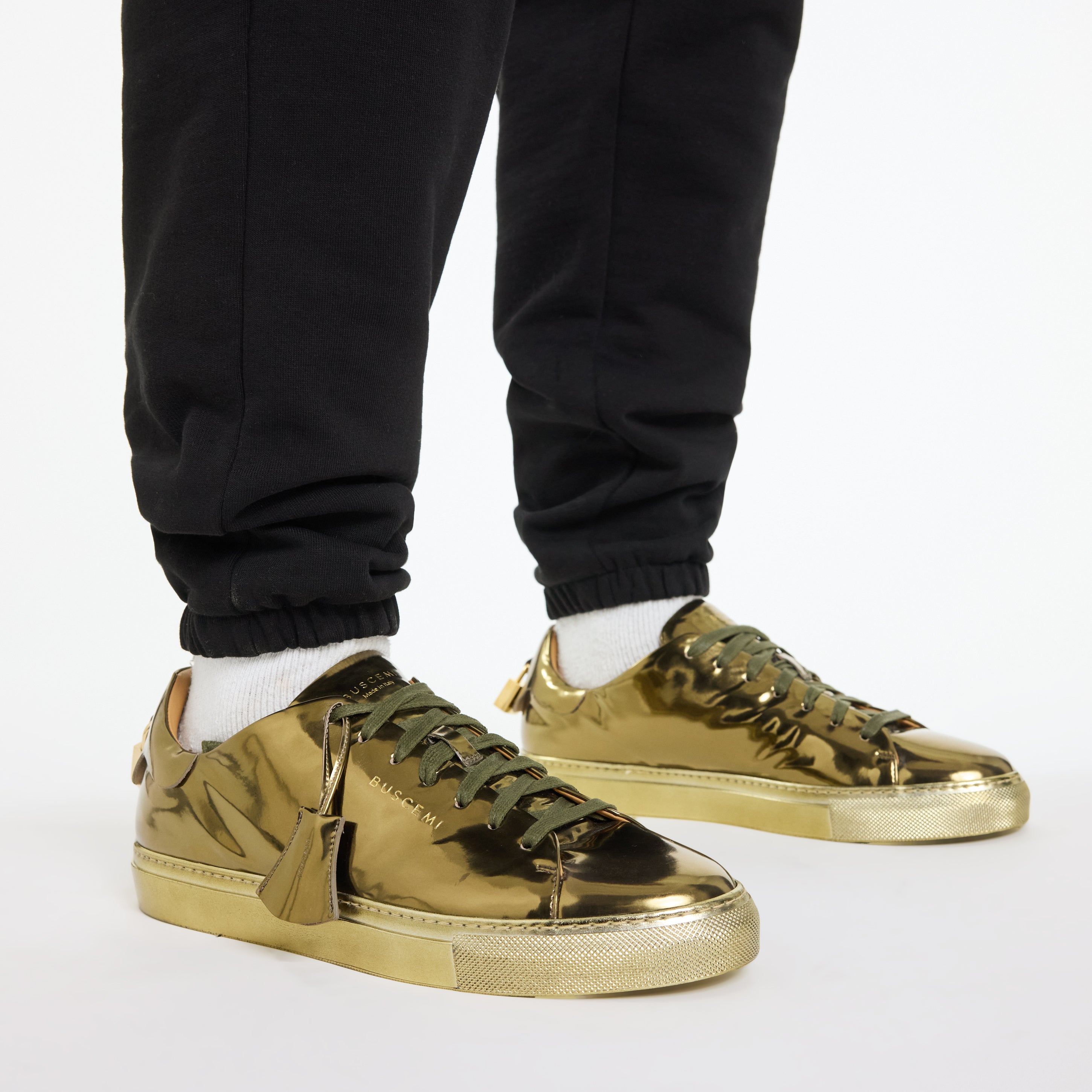 BUSCEMI-MEN'S-BUSCEMI QUEST LOW TOP LEATHER SNEAKER-Handmade in Italy from the finest Italian leathers and materials.