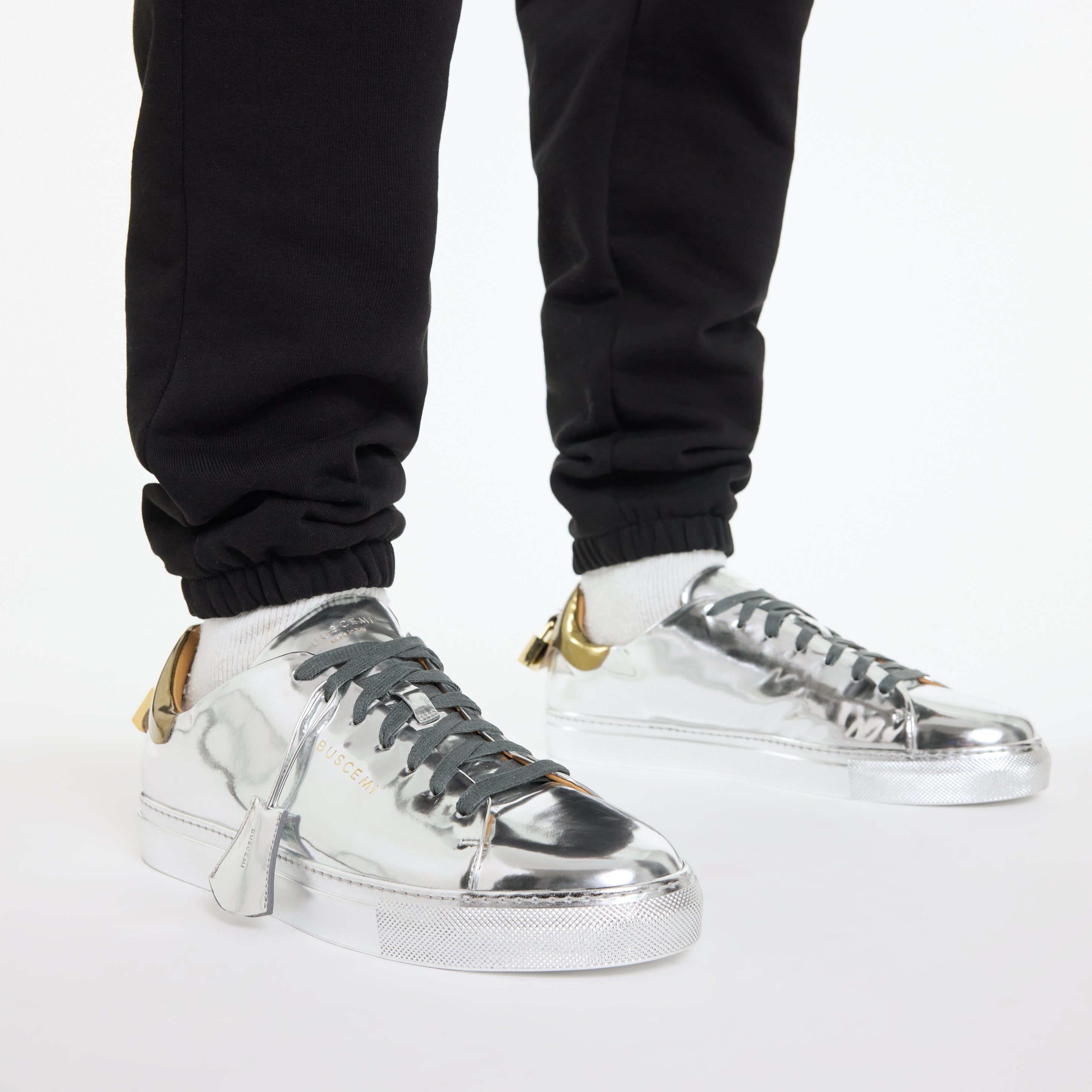 BUSCEMI-MEN'S-BUSCEMI QUEST LOW TOP LEATHER SNEAKER-Handmade in Italy from the finest Italian leathers and materials.