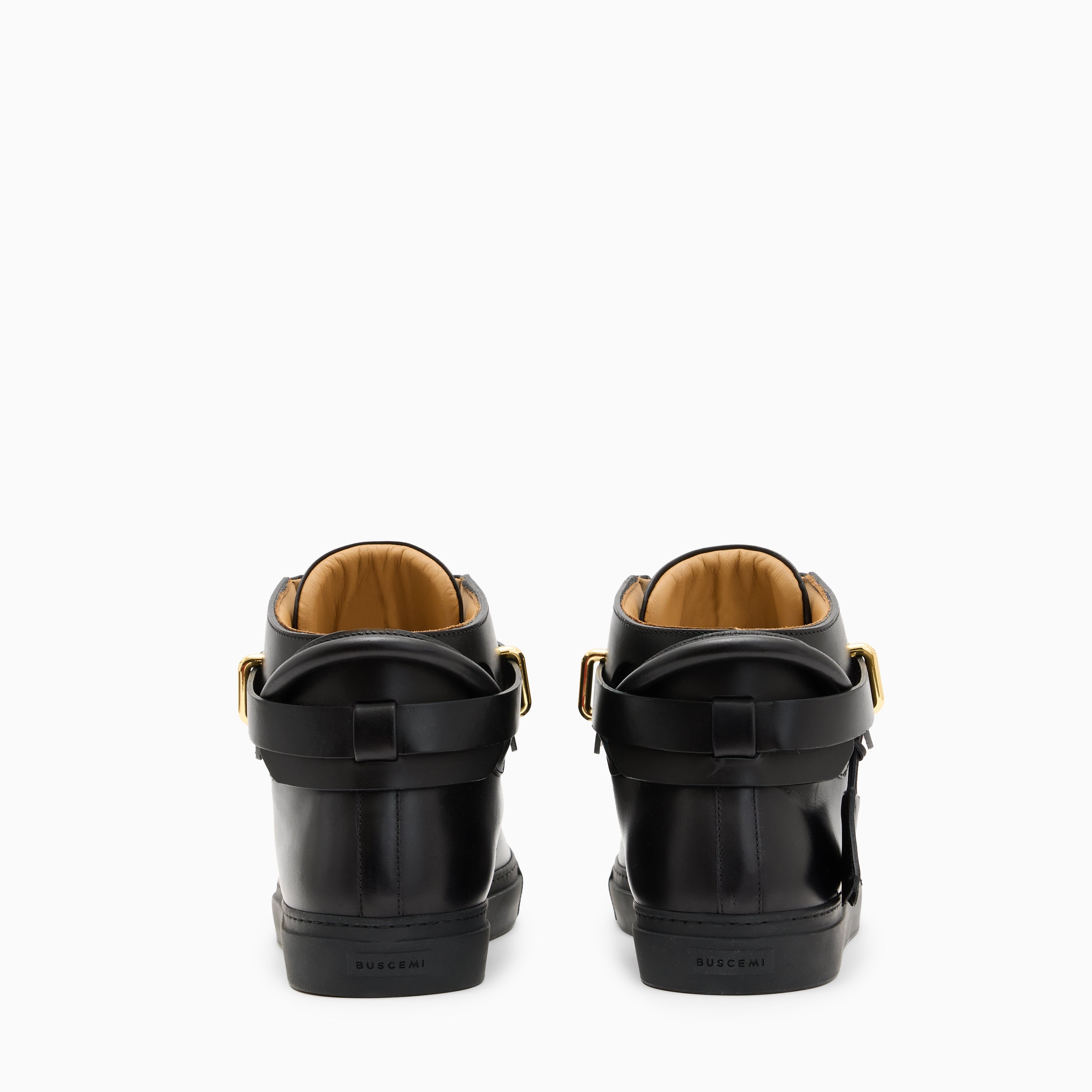 BUSCEMI-MEN'S-BUSCEMI 100MM HIGH TOP LEATHER SNEAKER-Handmade in Italy from the finest Italian leathers and materials.