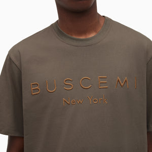 T-SHIRT LOGO EMBROIDERY | Taupe