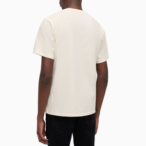 T-SHIRT LOGO EMBROIDERY | Cream