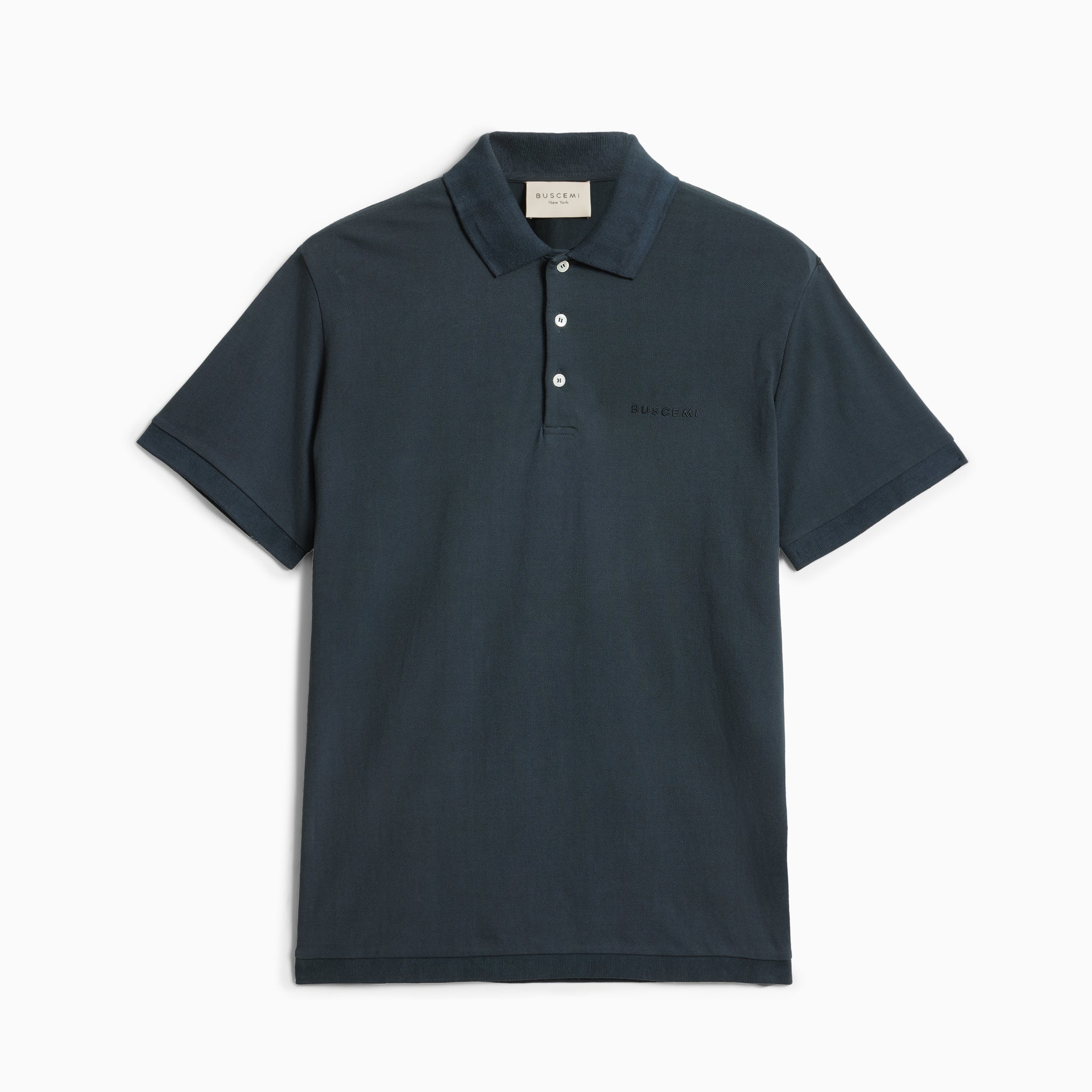 POLO WITH METAL LOGO | Antracite