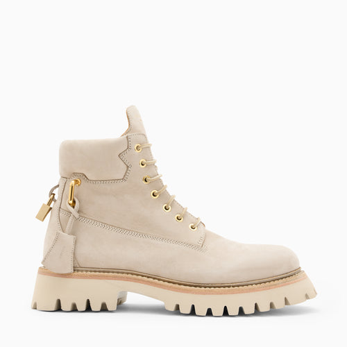 Buscemi Site Boot Buscemi Lace Up Leather Site Boots White Sz 45/12 – Wopsters  main image 3